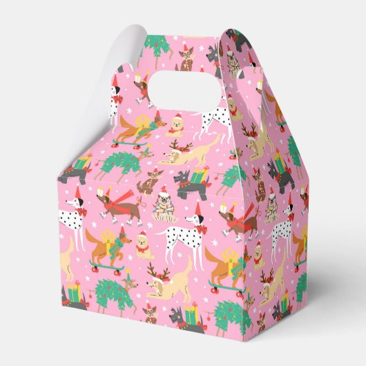 クリスマス犬の服装 フェイバーボックス (裏面サイド)