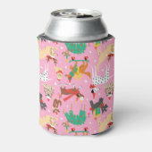 クリスマス犬の服装 缶クーラー (缶裏面)