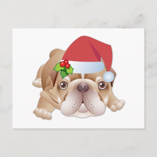クリスマス犬はがき シーズンポストカード (正面)