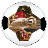 クリスマス犬サッカーボール サッカーボール (回転)