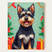 🎁クリスマス犬プランナー かわいいホリデーギフト ✨ プランナー手帳 (裏面)