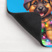 クリスマス犬マウスパッド マウスパッド (コーナー)