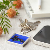 クリスマス犬 キーホルダー (側面)