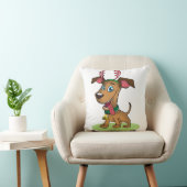 クリスマス犬 クッション (椅子)