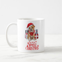 クリスマス犬 コーヒーマグカップ