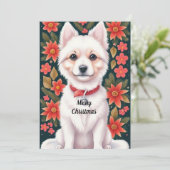 クリスマス犬 シーズンカード (スタンド正面)