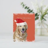 クリスマス犬 シーズンポストカード (スタンド正面)
