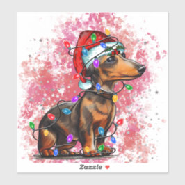 クリスマス犬 シール