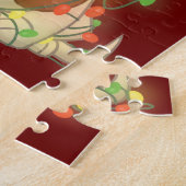 クリスマス犬 ジグソーパズル (側面)