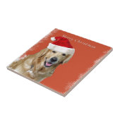 クリスマス犬 タイル (側面)