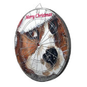クリスマス犬 ダーツボード (正面右)