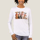 クリスマス犬 トライブレンドＴシャツ (正面)