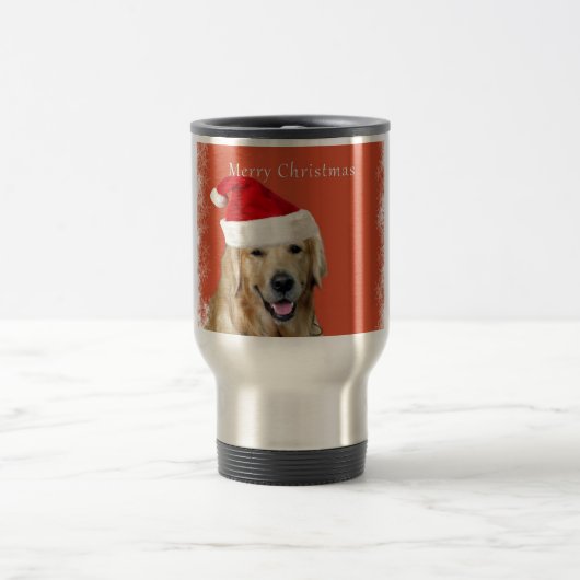 クリスマス犬 トラベルマグ (中央)