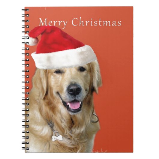 クリスマス犬 ノートブック (正面)