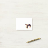 クリスマス犬 ポストイット (デスク上)