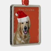 クリスマス犬 メタルオーナメント (右)