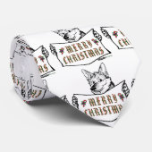 クリスマス犬：メリークリスマス！ ネクタイ (ロール)