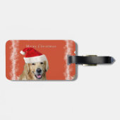 クリスマス犬 ラゲッジタグ (裏面横)