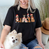 クリスマス犬 Tシャツ