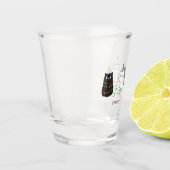 クリスマス猫がグラスを撮った ショットグラス (左)