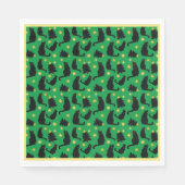 クリスマス猫が咲き誇る木 スタンダードランチョンナプキン (正面)