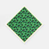 クリスマス猫が咲き誇る木 スタンダードランチョンナプキン (角)