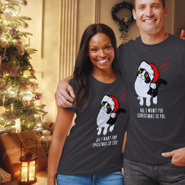 クリスマス猫が欲しいもの Tシャツ