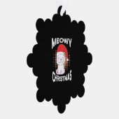 クリスマス猫とミオウィクリスマス オーナメントカード (右)