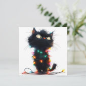 クリスマス猫とライトの惨事 シーズンカード (スタンド正面)