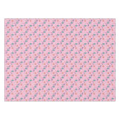 クリスマス猫と木のホリデーパターン テーブルクロス (正面(横))