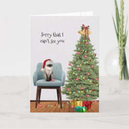 クリスマス猫と木 シーズンカード