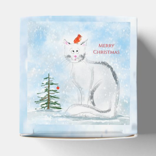 クリスマス猫のお願い箱 フェイバーボックス (上部)