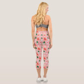 クリスマス猫のフェスティバル衣装パターン カプリレギンス (裏面)