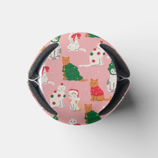クリスマス猫のフェスティバル衣装パターン 缶クーラー (ボトム)