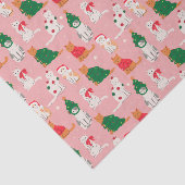 クリスマス猫のフェスティバル衣装パターン 薄葉紙 (詳細)