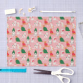 クリスマス猫のフェスティバル衣装パターン 薄葉紙 (クラフト)