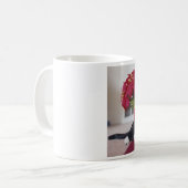 クリスマス猫のマグ コーヒーマグカップ (正面左)