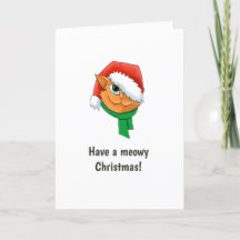 クリスマス猫の写真