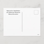 クリスマス猫の写真 シーズンポストカード (裏面)