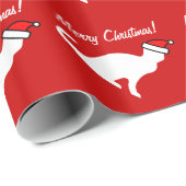 クリスマス猫の包装紙|の白い子ネコ ラッピングペーパー (ロールコーナー)