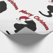 クリスマス猫の包装紙 ラッピングペーパー (角)