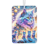 クリスマス猫の展示 カーエアーフレッシュナー (裏面)