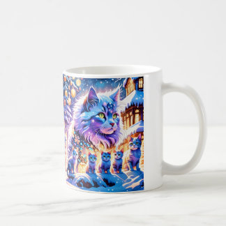 クリスマス猫の展示 コーヒーマグカップ