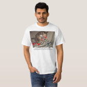 クリスマス猫の攻撃 Tシャツ (正面フル)