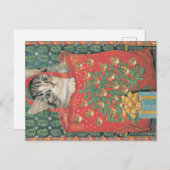 クリスマス猫はがき ポストカード (正面/裏面)