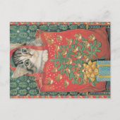クリスマス猫はがき ポストカード (正面)