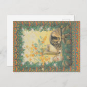 クリスマス猫はがき ポストカード (正面/裏面)