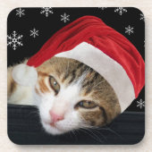 クリスマス猫コースター コースター (正面)