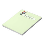 クリスマス猫シーズンのご挨拶メモ帳 ノートパッド (回転)