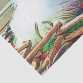 クリスマス猫ティッシュペーパー 薄葉紙 (詳細)